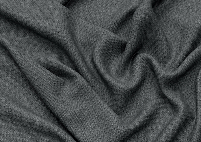 Roslin (Blackout), Dark Grey - Motorised Roman Blind - Image 4